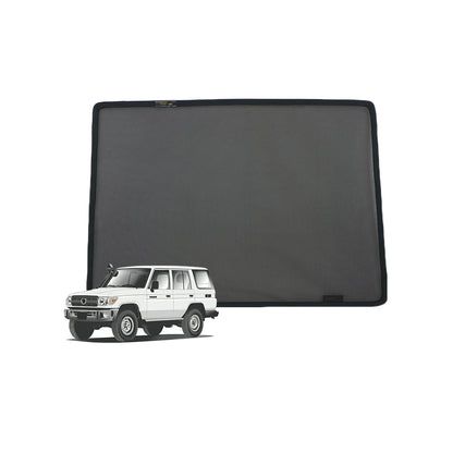 Car Window Sun Shades UVE 95% UPF 15 for Toyota 76 and 79 Series (1984-Present)